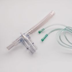 Terapia cu oxigen Nebulizator cu tub ondulat, piesa bucala si tubulatura, sterila