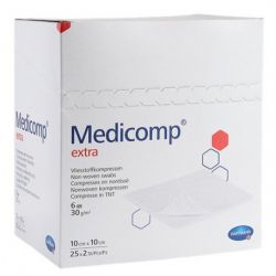 Medicomp extra sterile - 5 x 5 cm - (1 cutie din 25 x 2 bucati)		